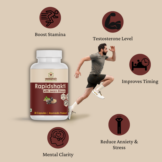 Rapid Shakti Capsule Ayurvedic Vitality & Strength Formula