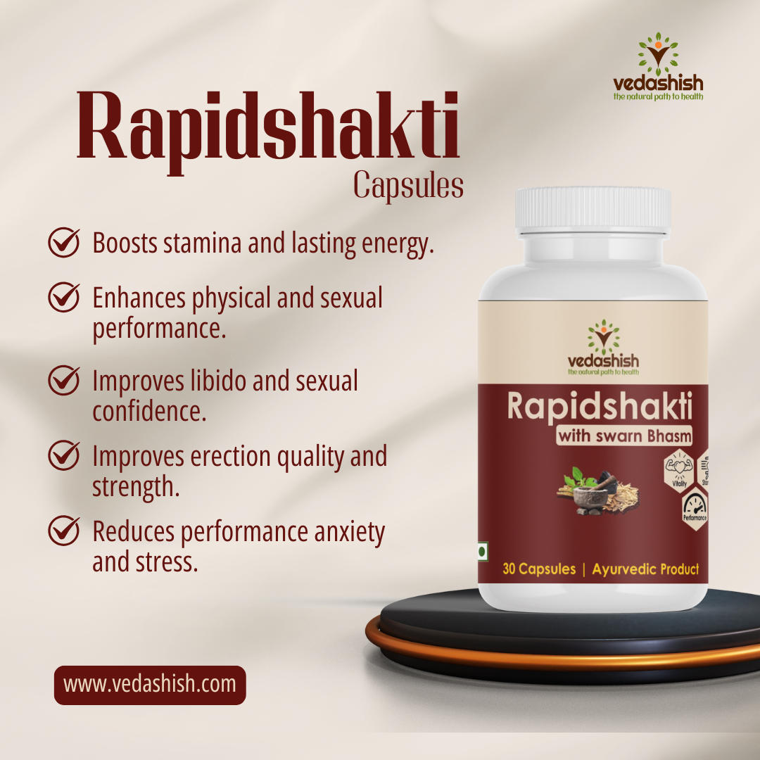 Rapid Shakti Capsule Ayurvedic Vitality & Strength Formula